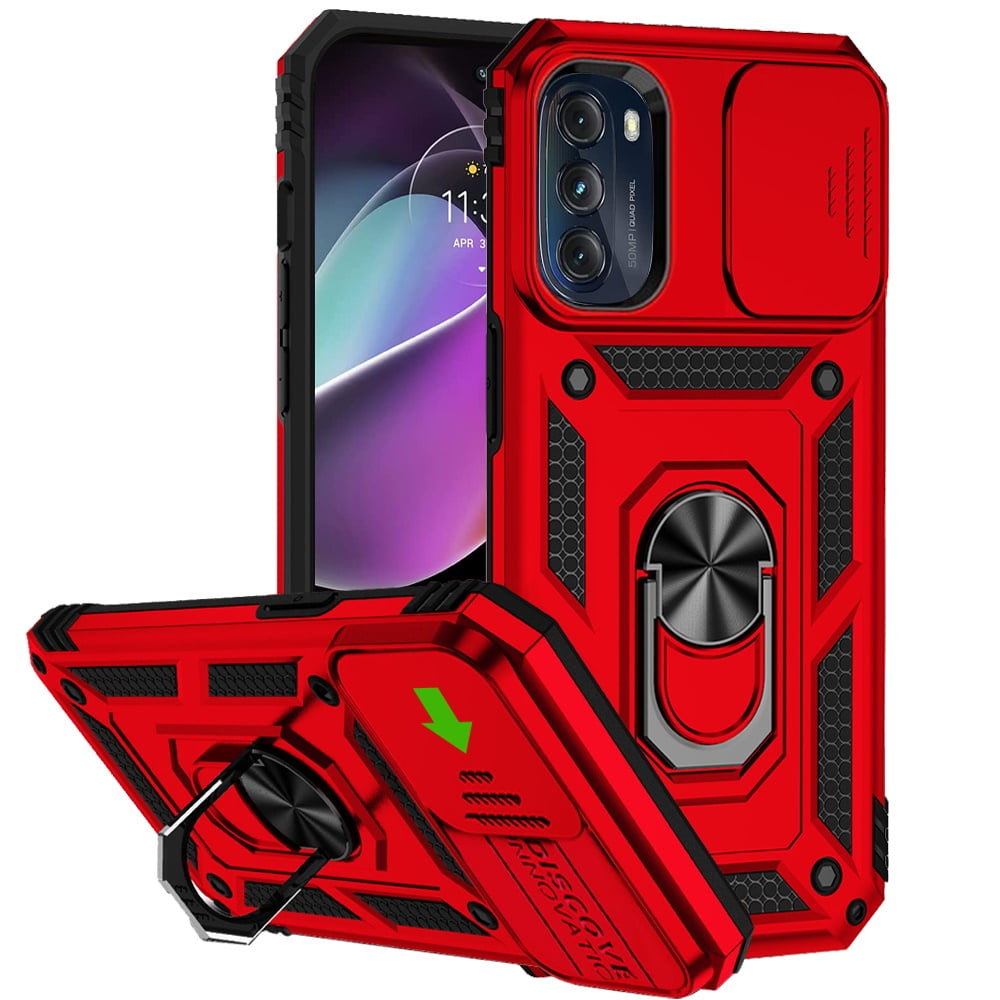 Samsung S22+ Hybrid Case with Lens Protection & Kickstand