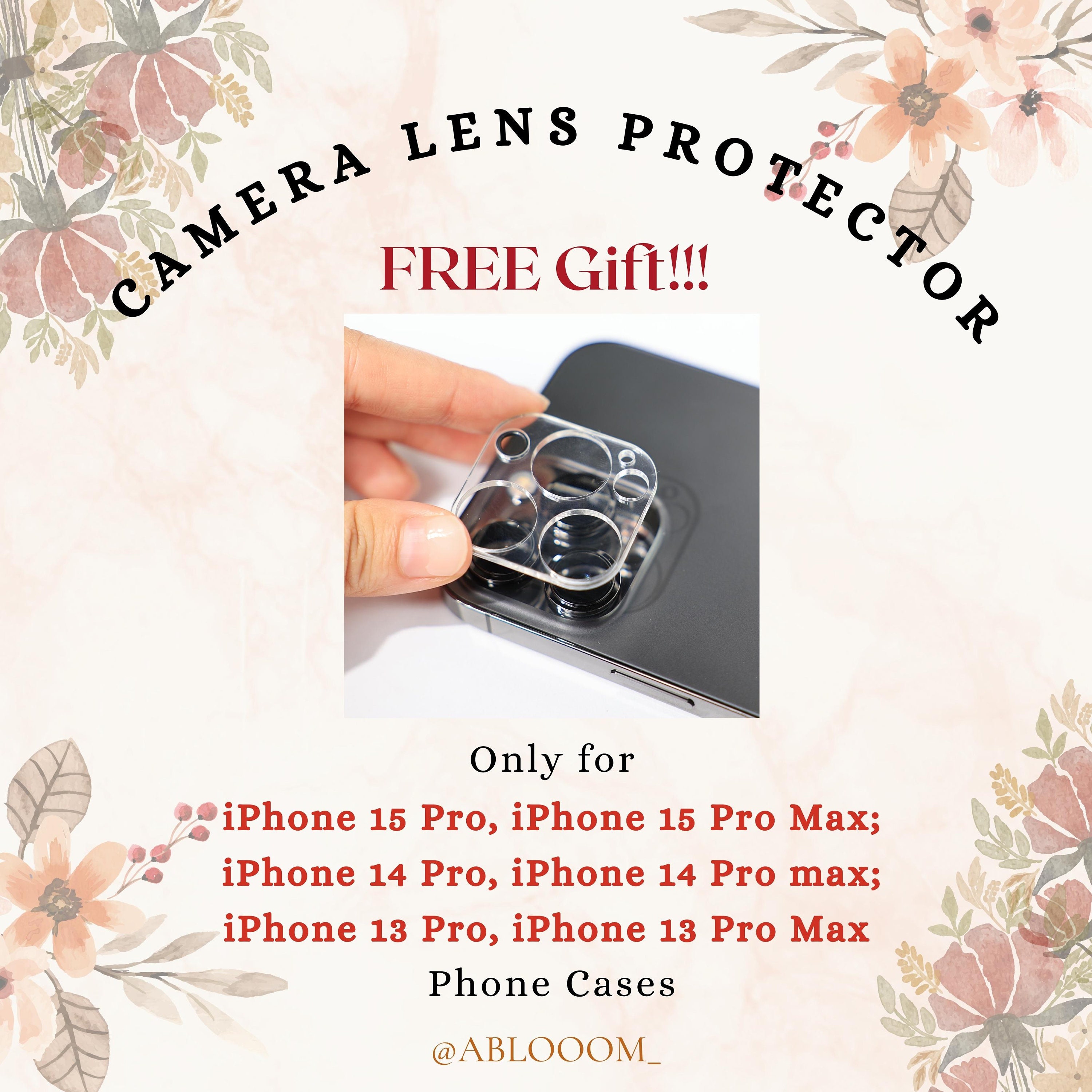 Floral Phone Case for iPhone, Samsung, and Google