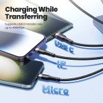 Toocki USB 3 in 1 Charging Cable 100W