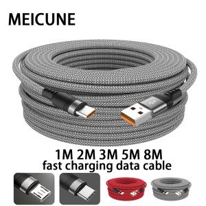 3m Fast Charge USB Type C/Micro USB Cable