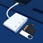 3-in-1 Type-C Memory Card Reader & Recorder