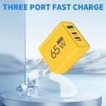 65W GaN Fast Charging USB Type-C Wall Charger