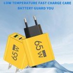65W GaN Fast Charging USB Type-C Wall Charger