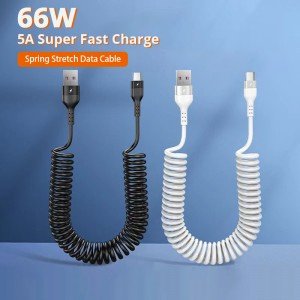 66W Fast Charging USB Type-C & Micro USB Cable