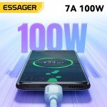 Essager 7A 100W USB-C Fast Charging Cable