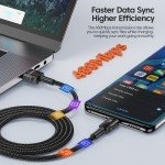 Toocki 7A USB-C Fast Charging Cable for Smartphones