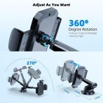 Universal Car Phone Holder for Dashboard and Vent
