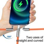 120W Fast Charge 180° USB Type C Cable
