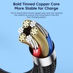 Toocki 6A 90-Degree USB-C Fast Charging Cable