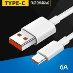6A Fast Charging Type C Cable for Huawei Xiaomi