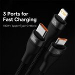 Baseus 100W 3-in-2 Fast Charging USB Cable