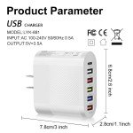 6-Port USB Type C Fast Charging Adapter