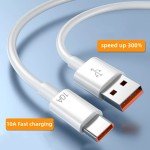 10A 120W Fast Charging USB Type C Cable