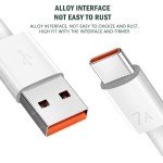 100W Fast Charging Type C Cable for Smartphones