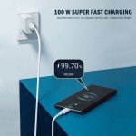 100W Fast Charging Type C Cable for Smartphones