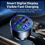66W 5-Port Fast USB Car Charger for Smartphones