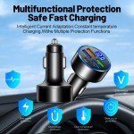 66W 5-Port Fast USB Car Charger for Smartphones