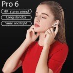 Pro 6 TWS Wireless Earbuds with Mic