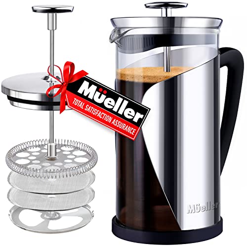 Mueller French Press Coffee Maker, Strong & Durable