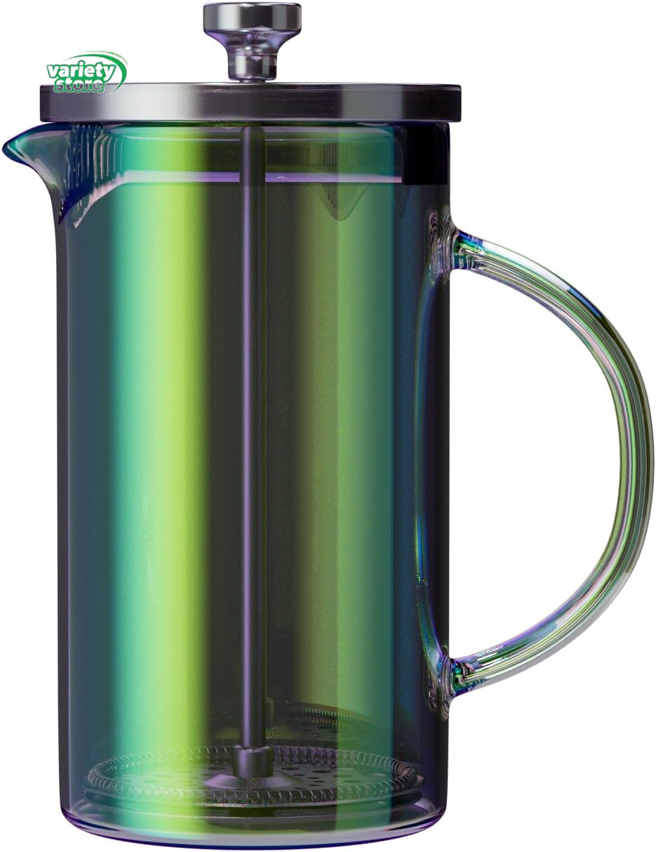 12oz French Press Coffee Maker with Heat Resistant Glass