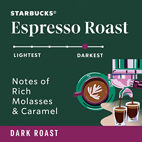 Starbucks Espresso Dark Roast Whole Bean Coffee - 18oz