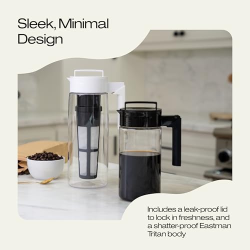 Takeya Deluxe Cold Brew Coffee Maker, Black