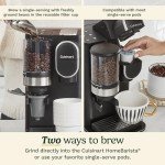 Cuisinart Single Serve Coffee Maker and Grinder