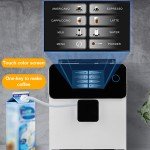 Automatic Cappuccino Maker with Milk Frother & Grinder