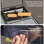 Automatic Cappuccino Maker with Milk Frother & Grinder