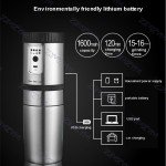 Portable 250ml Electric Coffee Maker with Grinder