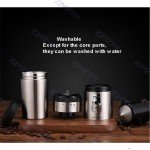 Portable 250ml Electric Coffee Maker with Grinder