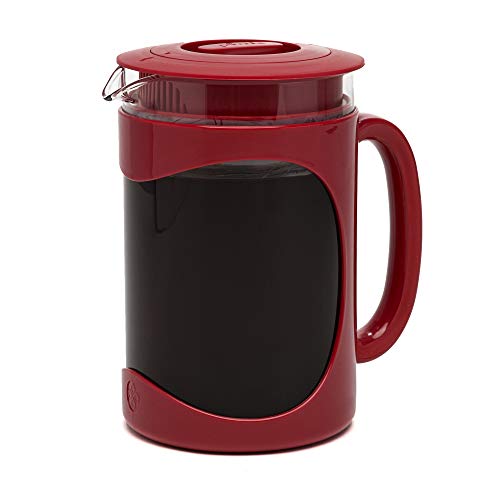 Deluxe Cold Brew Coffee Maker - 6 Cup, Red