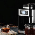 Portable Espresso Coffee Maker with Grinder, 1.2L