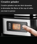 Portable Espresso Coffee Maker with Grinder, 1.2L