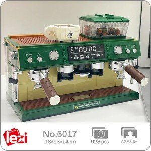 Lezi 6017 Automatic Double-Head Coffee Maker Toy