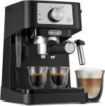 DeLonghi Stilosa Espresso Machine in Black