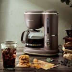 600ML Automatic Drip Coffee Maker for Home
