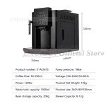 Automatic 19 Bar Coffee Maker with Grinder & Frother