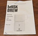 ZELCO Brisk Brew Portable 8oz Travel Coffee Maker