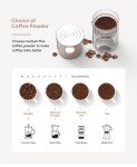 Mini Electric French Press Coffee Maker for Travel