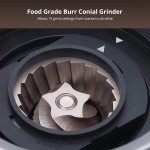 Automatic Espresso Machine with Grinder & 15 Bars