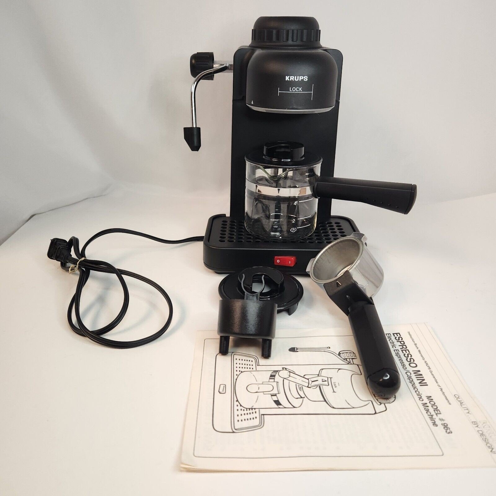 Krups Mini Espresso Cappuccino Maker - 4 Cup