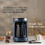 Ethniq Turkish Coffee Maker - BPA Free, 1-4 Cups