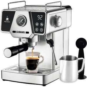 Single Serve Espresso Machine with Milk Frother