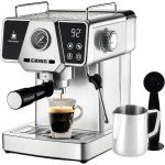 Single Serve Espresso Machine with Milk Frother