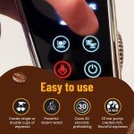 Single Serve Espresso Machine with Milk Frother