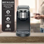 Classic Black Single Serve Coffee Maker - Programmable