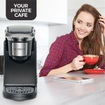Classic Black Single Serve Coffee Maker - Programmable