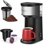 2-in-1 Single Serve Coffee Maker for K-Cups & Grounds