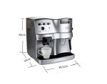 Italian Espresso Coffee Maker with Milk Frother